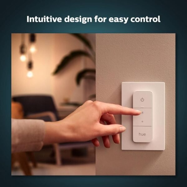 1 Pack Philips Hue Smart Dimmer Switch with Remote