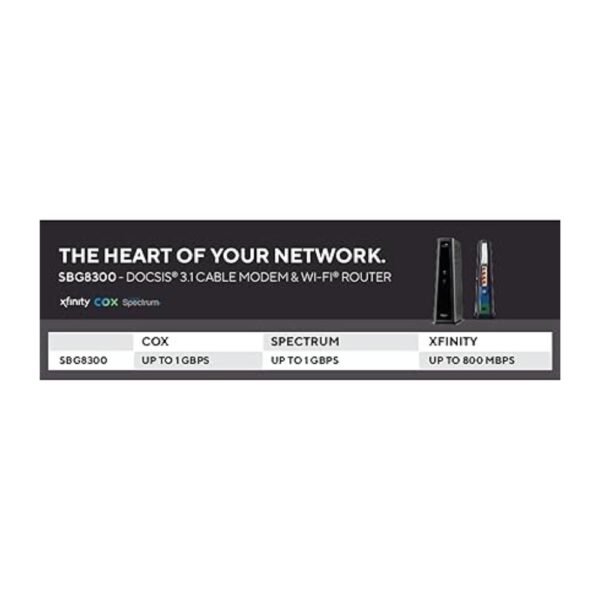 ARRIS (SBG8300-RB) - Cable Modem Router