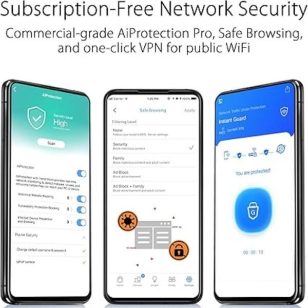 ZenWiFi AX Whole-Home Tri-band Mesh WiFi 6 System (XT8)