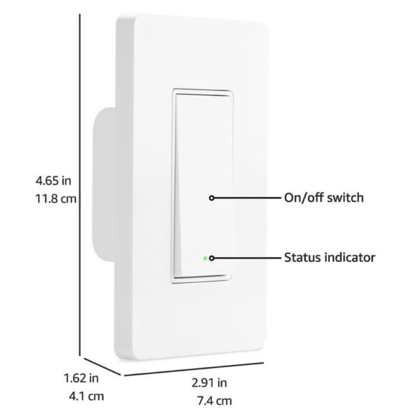 Amazon Basics White Smart Switch