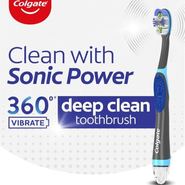Colgate 360 Vibrate Deep Clean Battery Operated Toothbrush Pack
