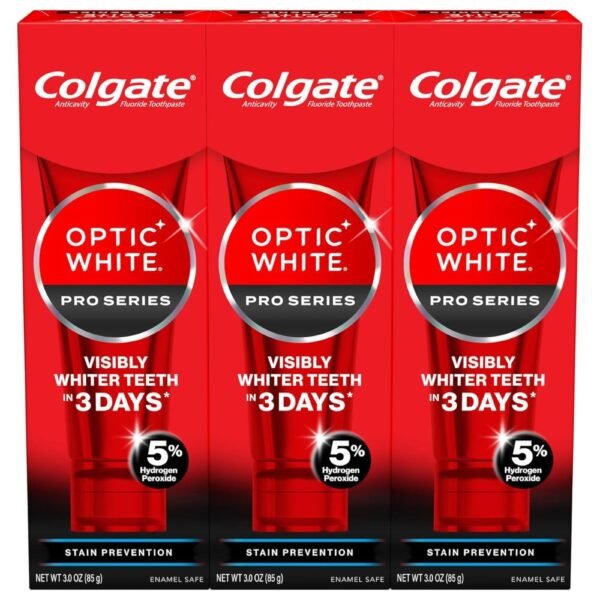 Colgate Optic White Pro Series Stain Prevention Hydrogen Peroxide Toothpaste