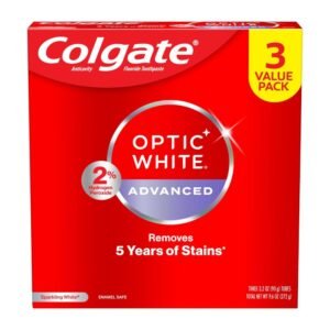 Colgate Optic White Toothpaste, 3 Pack