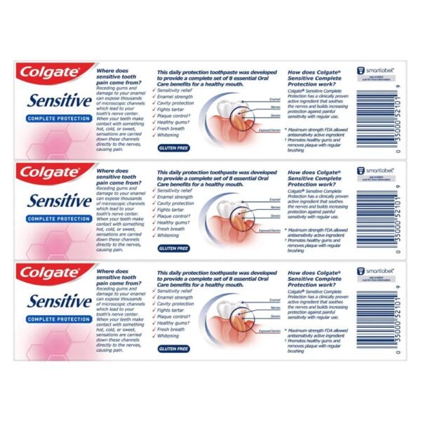 Colgate Sensitive Toothpaste, Complete Protection