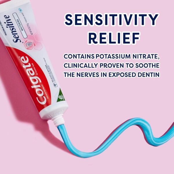 Colgate Whitening Toothpaste for Sensitive Teeth, 6 Oz (Pack of 3)
