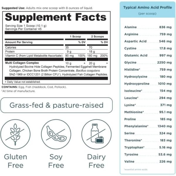 Collagen Powder Protein with Probiotics