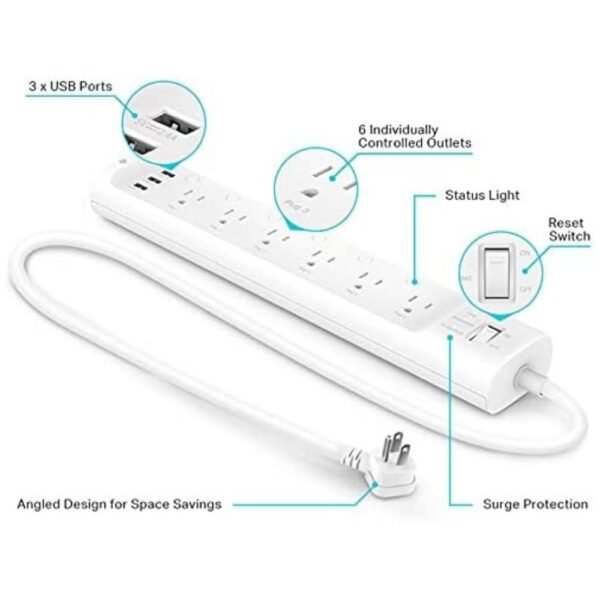 Kasa Smart Plug Power Strip HS300