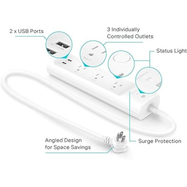 Kasa Smart Plug Power Strip KP303