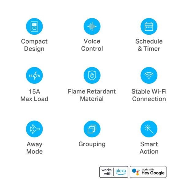 Kasa Smart Plug Ultra Mini 15A