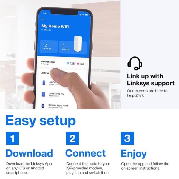Linksys Mesh WiFi 6 Velop T