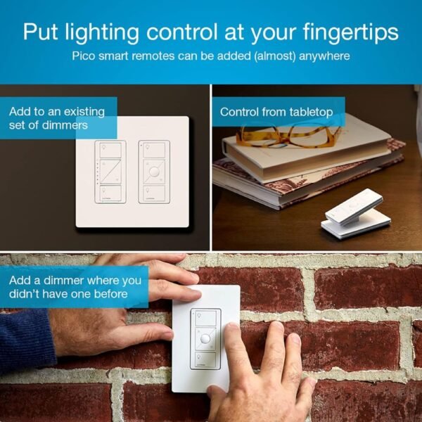Lutron Caseta 3 Way Smart Dimmer Light Switch Kit