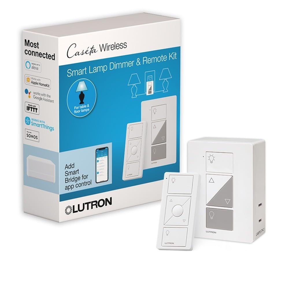 Lutron Caseta Smart Plug-In Lamp Dimmer Switch Kit