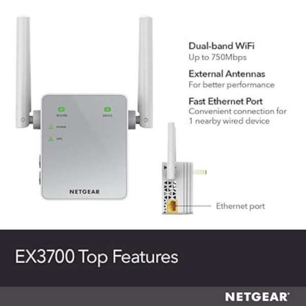 NETGEAR Wi-Fi Range Extender EX3700
