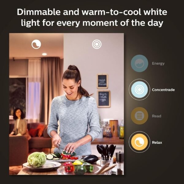 3 Pack Philips Hue A19 LED Smart Light Bulb