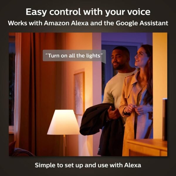 3 Pack Philips Hue A19 LED Smart Light Bulb