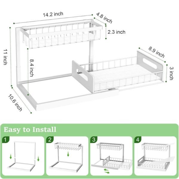 REALINN Under Sink Organizer
