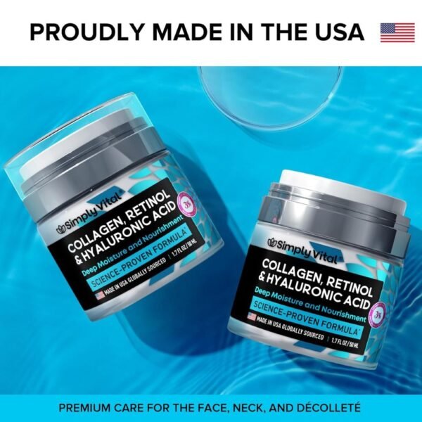 SimplyVital Collagen Face Moisturizer, 2-Pack