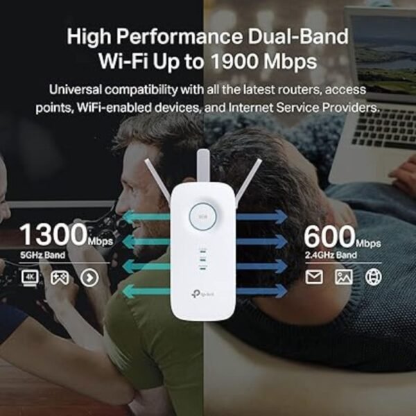 TP-Link AC1900 WiFi Range Extender RE550