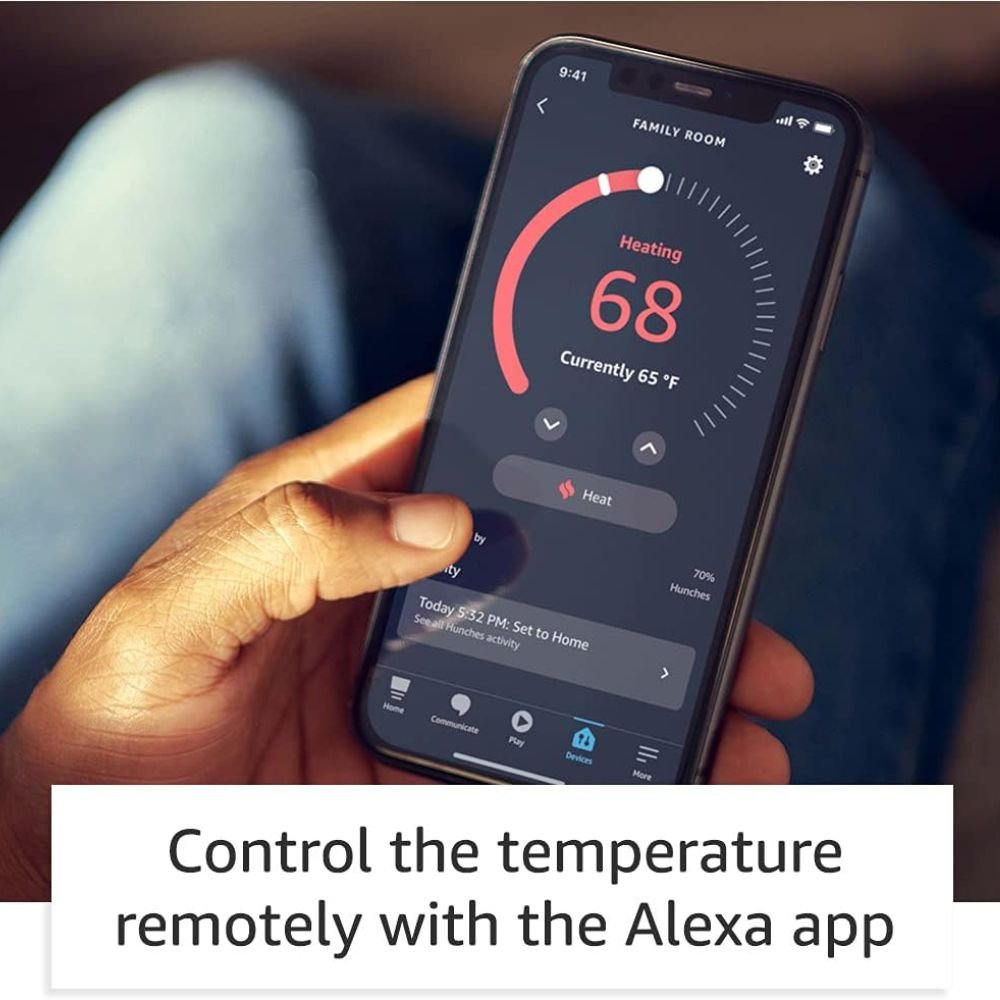 Amazon Smart Thermostat with Alexa and Ring