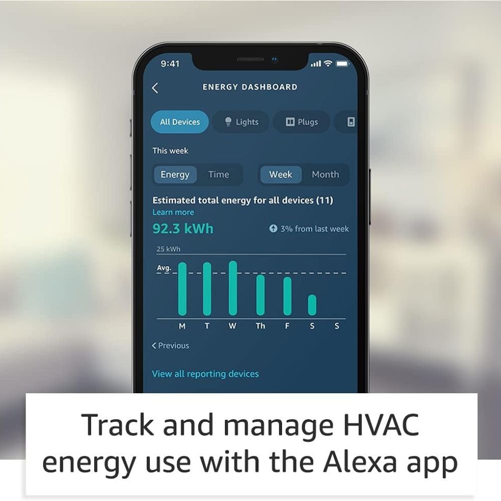Amazon Smart Thermostat with Alexa and Ring