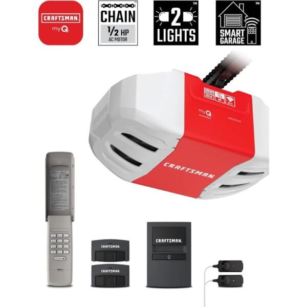 CRAFTSMAN 1/2 HP Smart Garage Door Opener