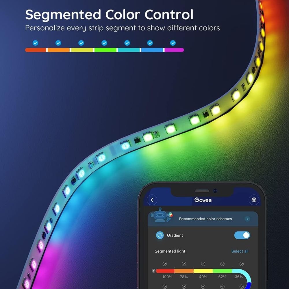 Govee 65.6ft RGBIC LED Strip Lights