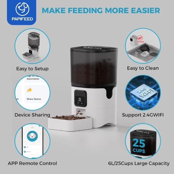 PAPIFEED Smart Automatic Cat Feeders
