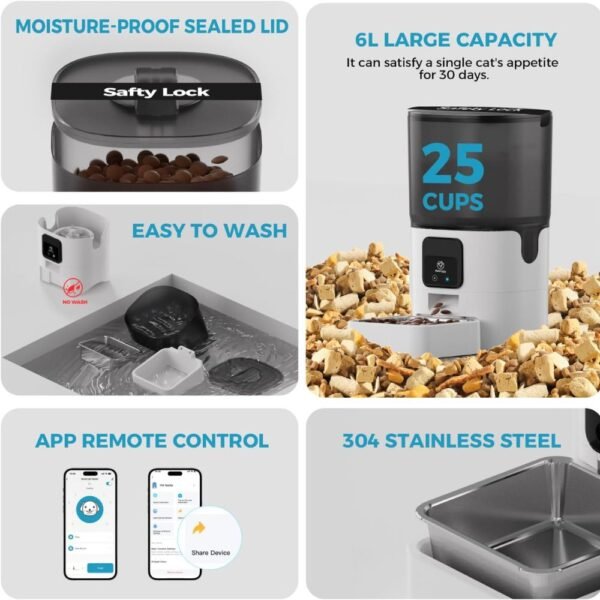 PAPIFEED Smart Automatic Cat Feeders