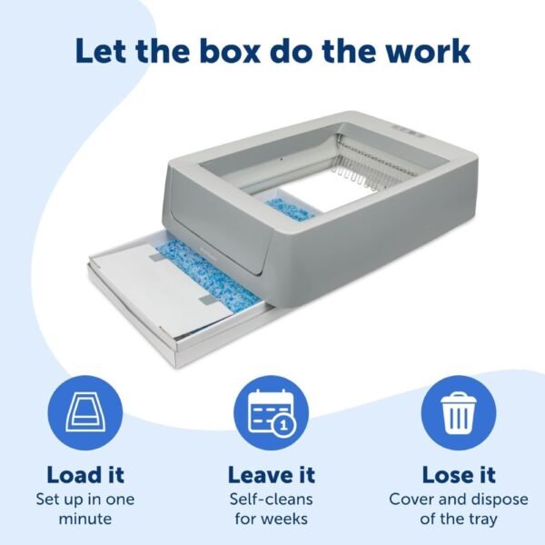 Scoop Free Crystal Pro Self-Cleaning Automatic Litter Box