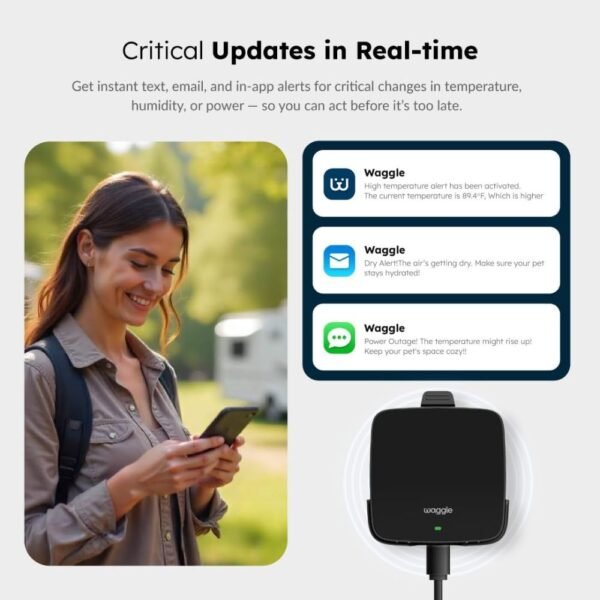Waggle RV Pet Temperature Monitor – 4G Cellular