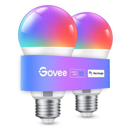 2 Pack Govee Smart RGBWW Color Light Bulbs