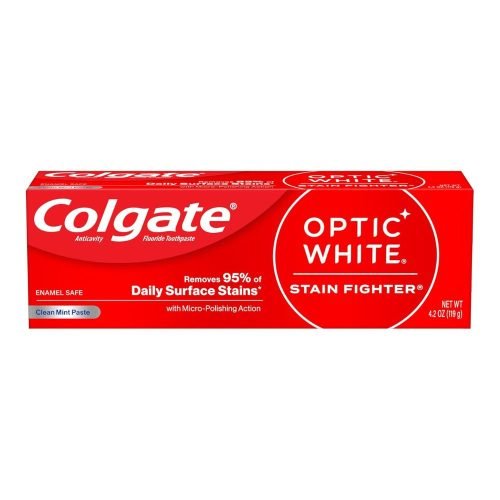 Colgate Optic White Stain Fighter Whitening Toothpaste