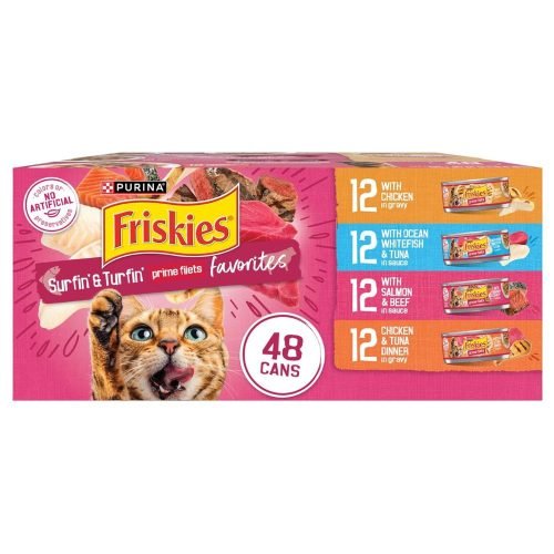 Purina Friskies Gravy Wet Cat Food- 48 ct. Can