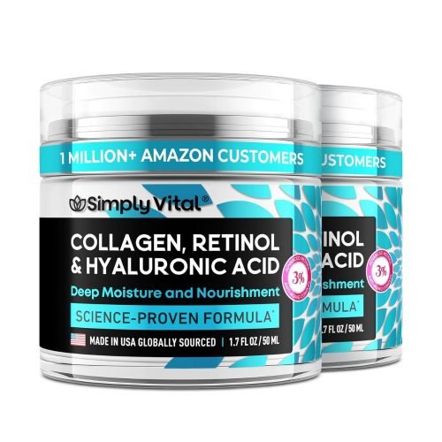SimplyVital Collagen Face Moisturizer, 2-Pack